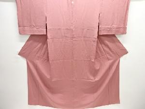 絽一つ紋色無地着物